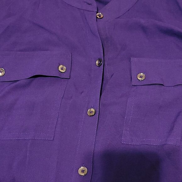 Jones New York sport purple top - Picture 4 of 6